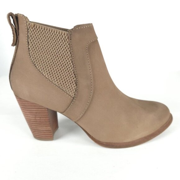 UGG Ankle Cobie Nubuck Leather Heel Chelsea Bootie 1010191 Size 9 - Picture 10 of 15